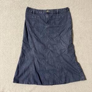 Christopher & Banks Denim Skirt Size 10 Women’s